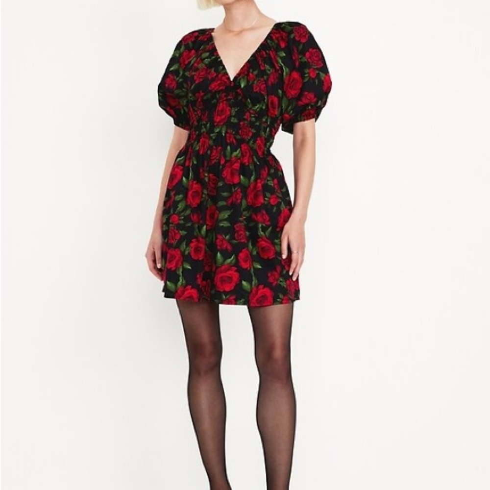 Old Navy Waist Defined Mini Dress - XS Petite